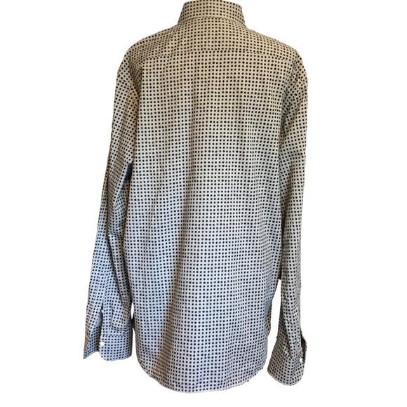 Grigio Gray & Navy Dotted Shirt - 44 - Picture 3 of 5